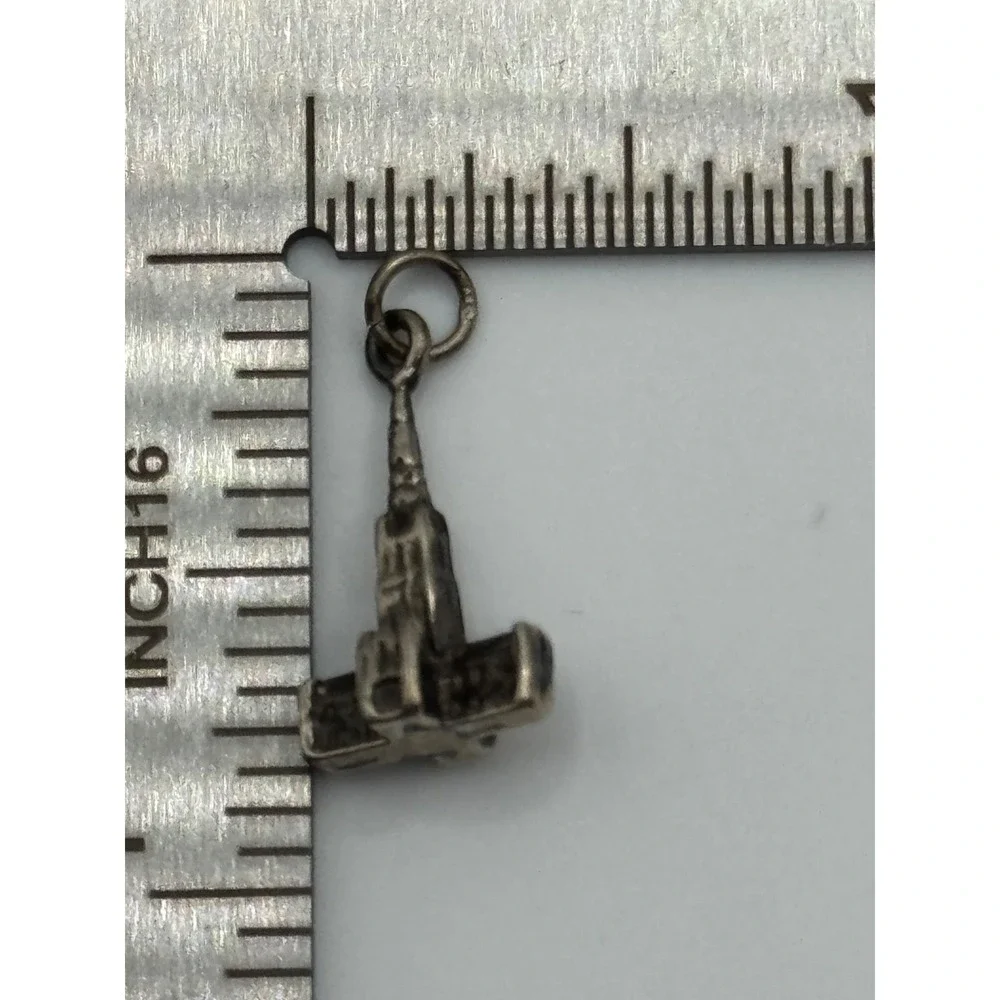 Vintage Sterling Silver Cathedral Charm England Travel Souvenir